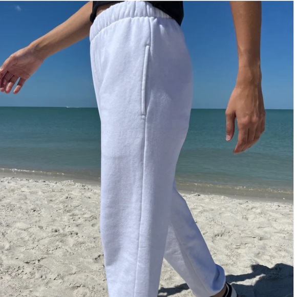 Brandy Melville Rosa Sweatpants- Cream - Picture 6 of 7